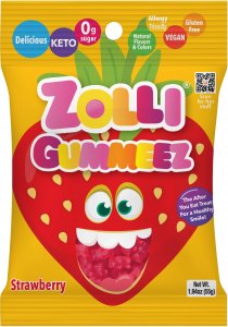 Zollipops Zolli Gummeez Strawberry NK 144 x 55g