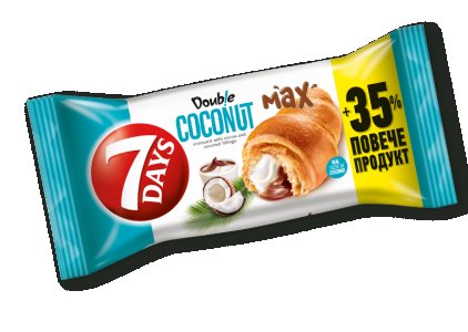 7 Days Croissant Coconut 20pcs x 80g