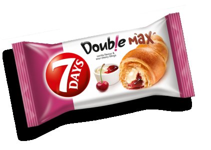 7 Days Croissant Double Vanilla-Cherry 20pcs x 80g