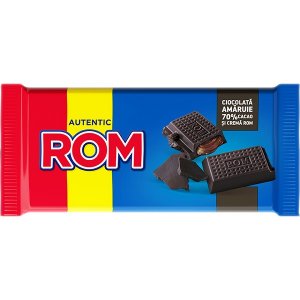Autentic Rom Dark Chocolate 70% With Rum Cream 88g / 24 pcs