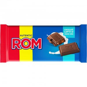 Autentic Rom Milk Chocolate With Rum Cream 88g / 24 pcs