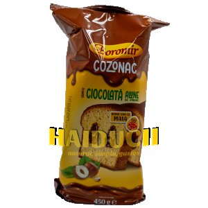 Boromir Cozonac With Chocolate & Hazelnut Cream 450g / 9 pcs