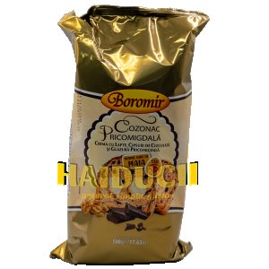 Boromir Macaroon Cozonac With Milk Cream And Chocolate Chips 500g / 8 pcs