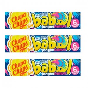 Chupa Chups Big Babol Tongue Painter Gum 27.6g (20 pcs)