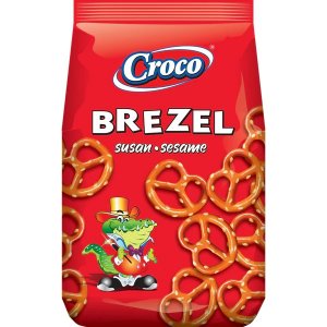 Croco Sesame Pretzels 80g / 14 pcs