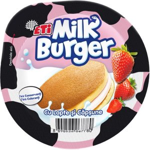 Danone Milkburger Milk/Strawberry 35g / 12 pcs