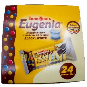 Dobrogea Eugenia Black & White Biscuits 36g / 24 pcs