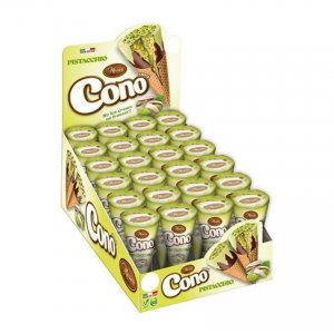 Messori Cone Snack with Pistachio Cream 24 x 25g