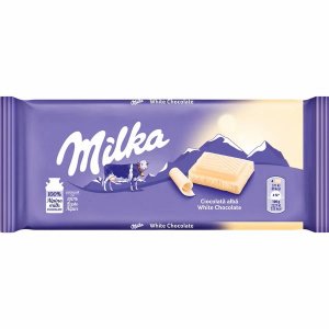 Milka White Chocolate 100g / 24 pcs