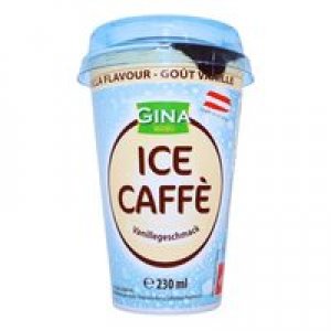 Gina Ice Coffee Vanilla Cup 230ml 10/box