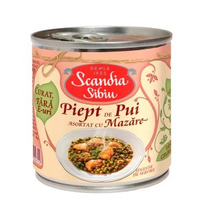 Scandia Sibiu Peas With Chicken Breast 400g