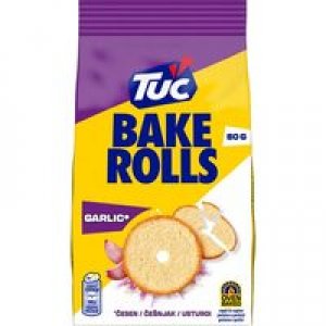 Tuc Bake Rolls Garlic 80g/15pcs