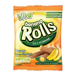 Viva Banana Rolls 100g/18pcs