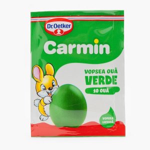 Carmin Egg Dye Green Liquid 50 Sachets