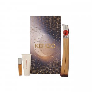 Kenzo Flower by Kenzo L'Absolue Gift Set 100ml EDP + 10ml EDP + 75ml Body Lotion
