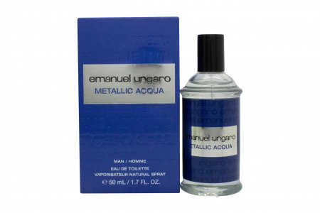 Emanuel Ungaro Metallic Acqua Men Eau de Toilette 50ml Spray