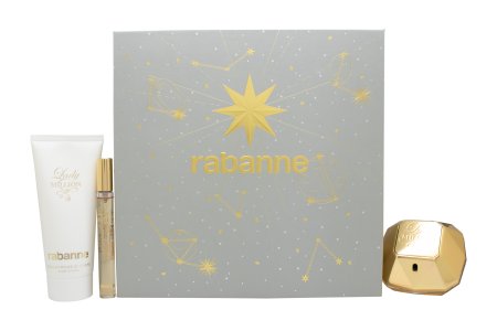Paco Rabanne Lady Million Gift Set 50ml EDP + 10ml EDP + 50ml Body Lotion