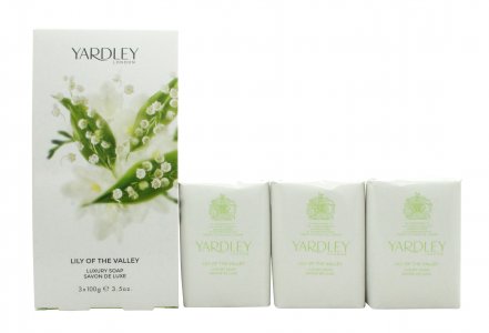 Yardley Lily of the Valley Soap 3x 100g