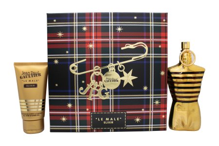 Jean Paul Gaultier Le Male Elixir Gift Set 125ml EDP + 75ml Shower Gel