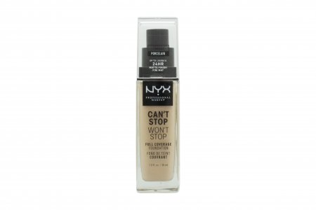 NYX Can't Stop Won't Stop Full Coverage 24H Foundation 30ml - Porcelain