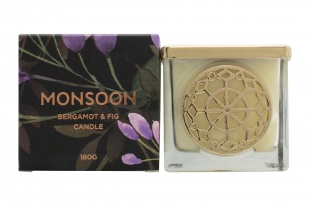 Monsoon Bergamot & Fig Scented Candle 180g