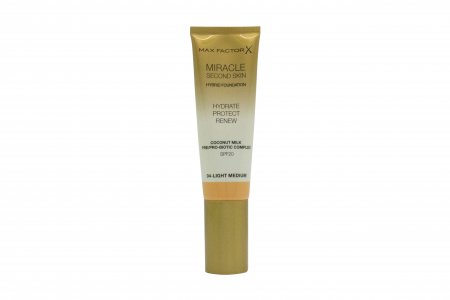 Max Factor Miracle Touch Second Skin Foundation SPF20 30ml - 4 Light Medium