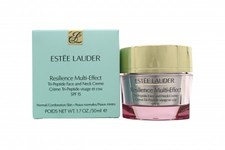 Estee Lauder Resilience Multi-Effect Tri-Peptide Face & Neck Cream SPF15 50ml - For Normal/Combination Skin