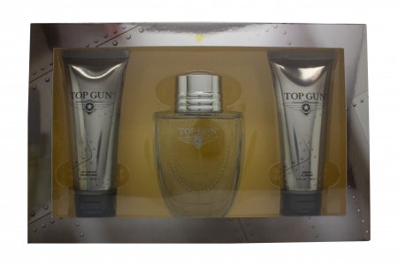 Top Gun Chevron Gift Set 100ml EDT + 100ml Shower Gel + 100ml Aftershave Balm