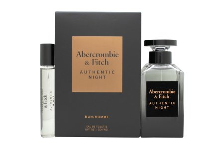 Abercrombie & Fitch Authentic Night Gift Set 100ml EDT + 15ml EDT