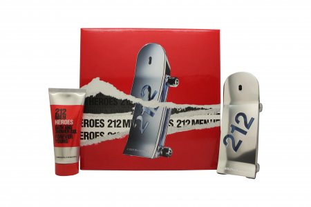 Carolina Herrera 212 Heroes Gift Set 90ml EDT + 100ml Shower Gel