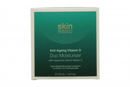 Skin Research Anti-Ageing Vitamin D With Hyaluronic Acid Vitamin C Duo Moisturiser 50ml