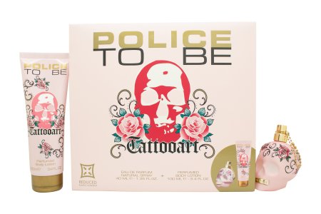 Police To Be Tattooart Gift Set 40ml EDP + 100ml Body Lotion