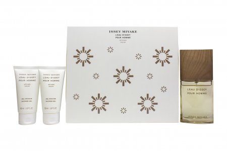 Issey Miyake L?Eau d?Issey pour Homme V?tiver Gift Set 50ml EDT + 2 x 50ml Shower Gel
