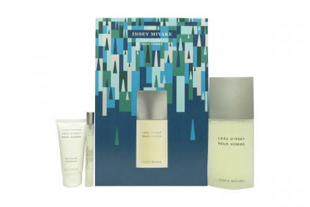 Issey Miyake L'Eau d'Issey Pour Homme Gift Set 125ml EDT + 50ml Shower Gel + 10ml EDT
