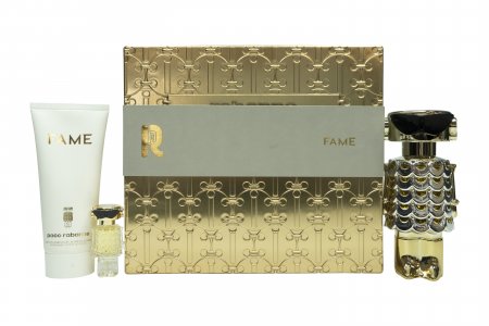 Paco Rabanne Fame Gift Set 80ml EDP + 100ml Body Lotion + 4ml EDP