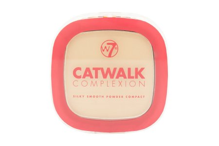 W7 Catwalk Complexion Silky Smooth Powder Compact Medium Beige7g