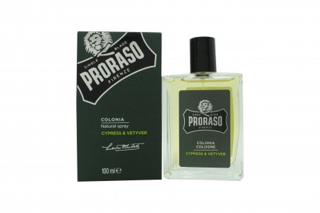 Proraso Cypress & Vetyver Eau de Cologne 100ml Spray