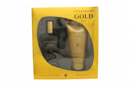 Instituto Espa?ol Posseidon Gold Men Gift Set 100ml EDT Spray + 100ml Aftershave