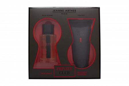 Jeanne Arthes Private Club Gift Set 100ml EDT + 150ml Shower Gel