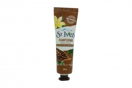 St. Ives Pampering Cocoa Butter & Vanilla Bean Hand Cream 30ml