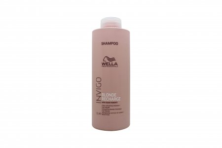 Wella Professionals Invigo Blonde Recharge Color Refreshing Shampoo 1000ml - Cool Blonde