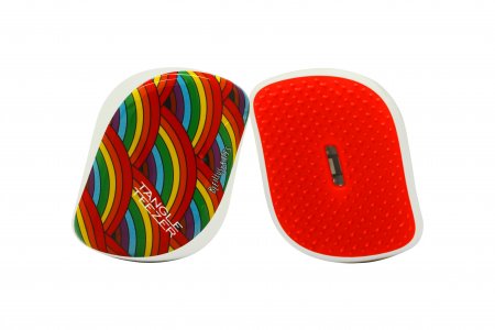 Tangle Teezer Compact Styler Detangling Hair Brush - Rainbow Galore