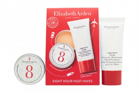 Elizabeth Arden Eight Hour Cream Gift Set 13ml Lip Protectant +  30ml Intensive Moisturising Hand Treatment