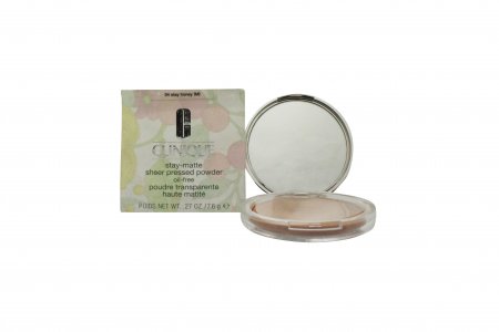 Clinique Stay-Matte Sheer Pressed Powder Oil-Free 7.6g - Honey