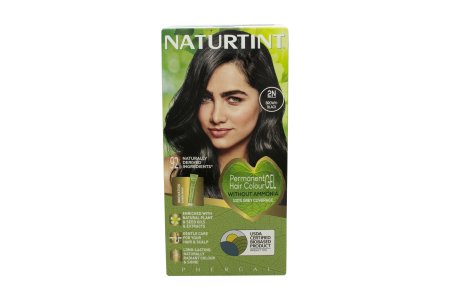 Naturtint Permanent Gel Hair Colour 170ml - 2N Brown Black