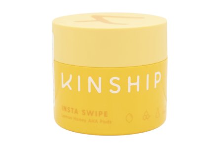 Kinship Insta Swipe Lemon Honey AHA Exfoliating Pads 45 Pads