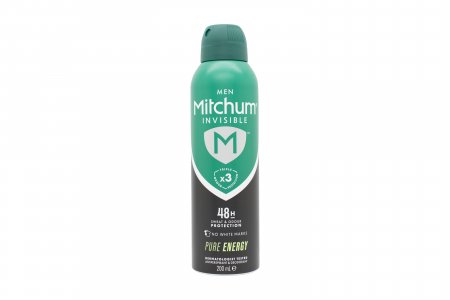Mitchum Invisible 48hr Pure Energy Antiperspirant Deodorant Spray 200ml