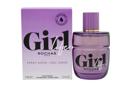 Rochas Girl Life Eau de Parfum 75ml Refillable Spray
