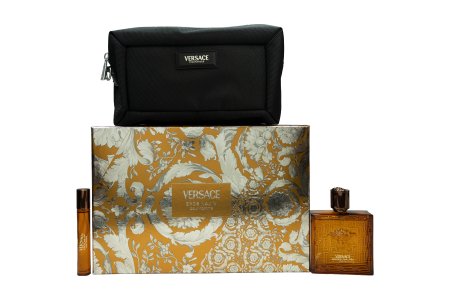Versace Eros Najim Gift Set 100ml Parfum + 10ml Parfum + Toiletry Bag
