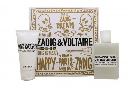 Zadig & Voltaire This is Her Gift Set 50ml EDP + 50ml Body Lotion